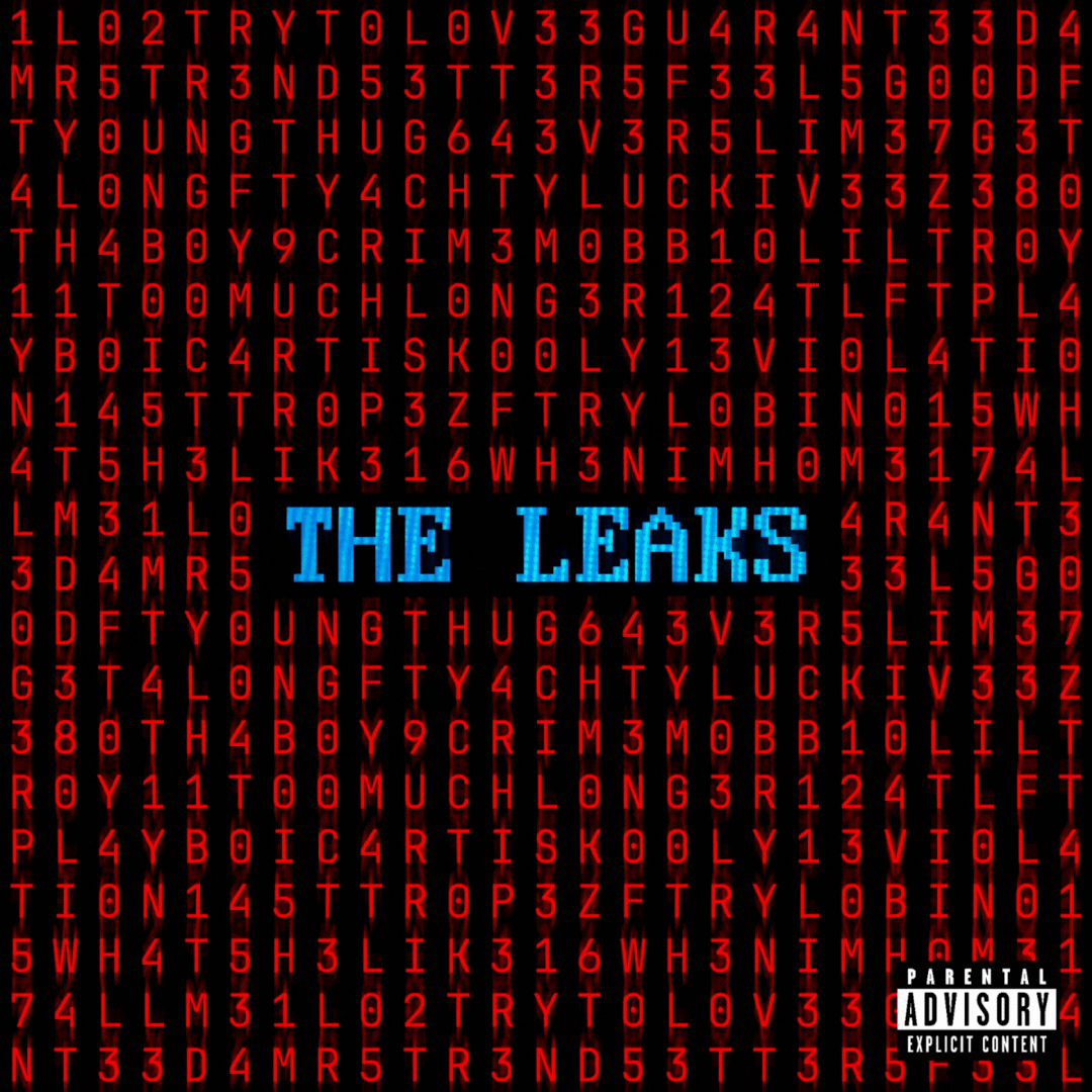 Animated motion artwork for Lil Baby The Leaks